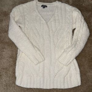 Cupcake Clothing LTD White Fuzzy Sweater